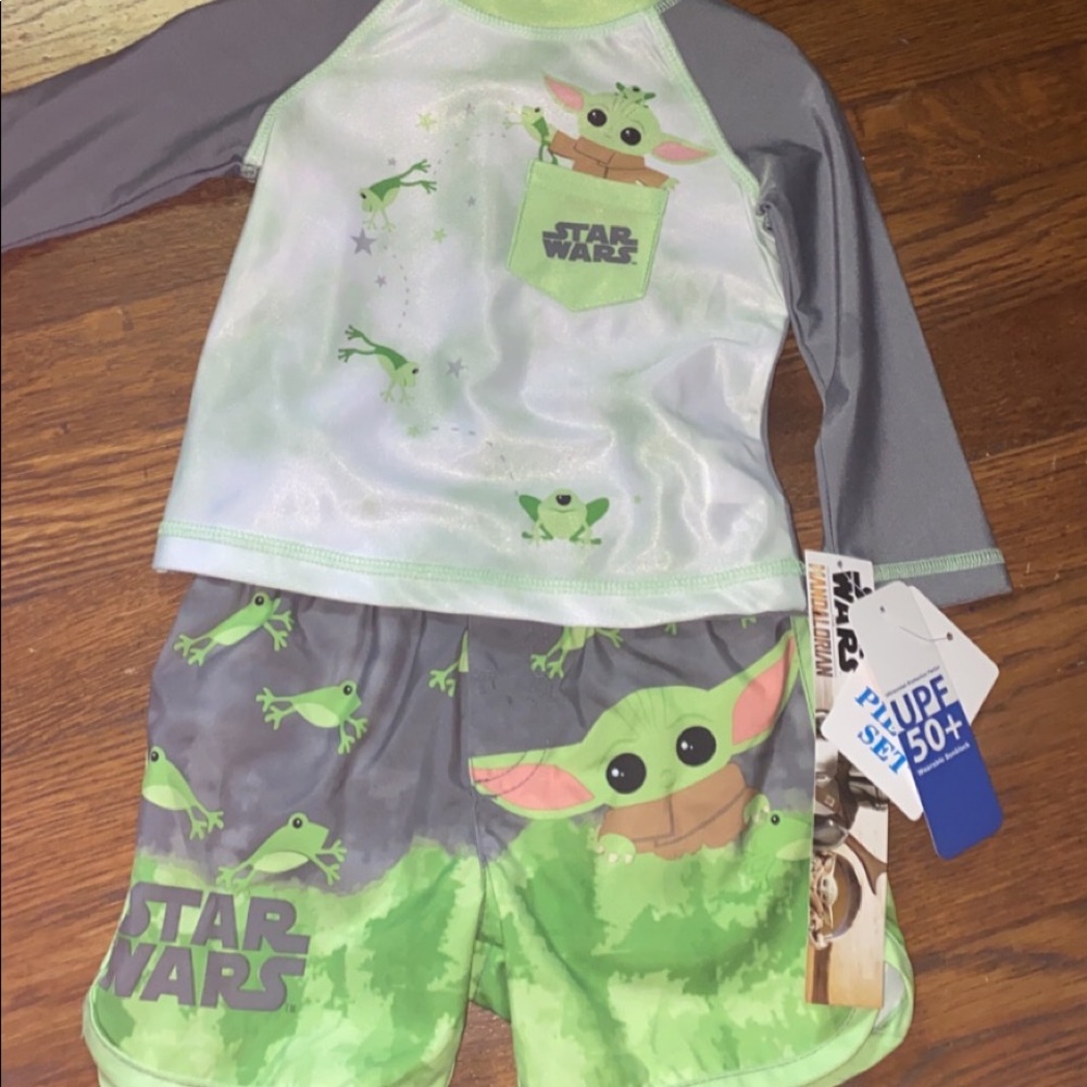 Star Wars baby swim suit set